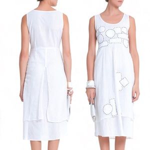 NWT - White Gauze Dress